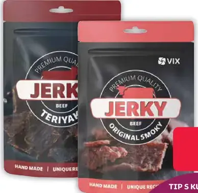 Vix hovädzie jerky