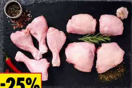 Kuracie stehná horné, dolné