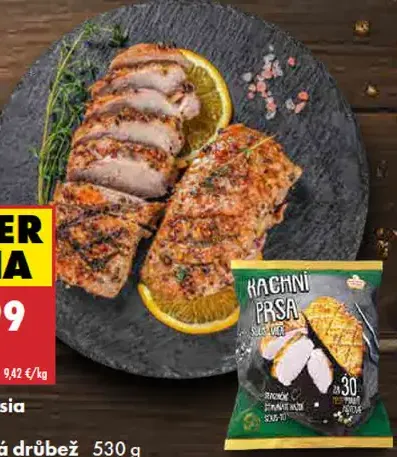 Vodňanská drůbež Kačacie prsia Sous vide