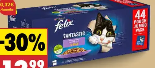 Felix Krmivo pre mačky v želé kapsička
