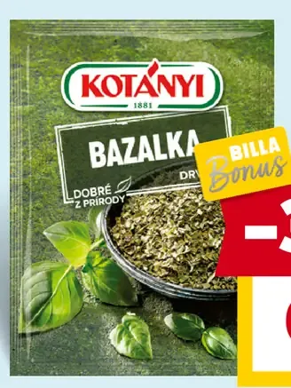 Kotányi bazalka korenie