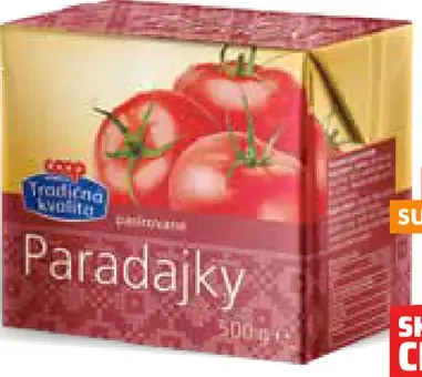 Tradičná kvalita Paradajky pasírované