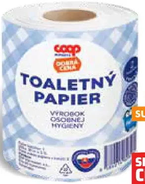 Toaletný papier 2-vrstvový