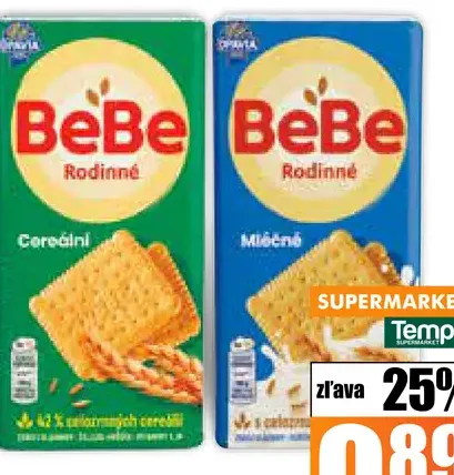 BeBe sušienky rôzne druhy