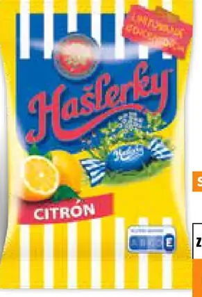 Hašlerky cukríky citrón