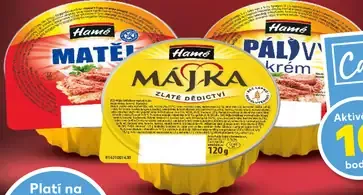 Hamé nátierka rôzne druhy