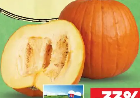 Čerstvá slovenská Tekvica Halloween