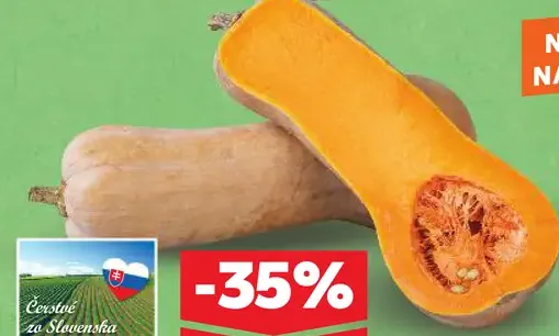 Čerstvá slovenská Tekvica na pečenie