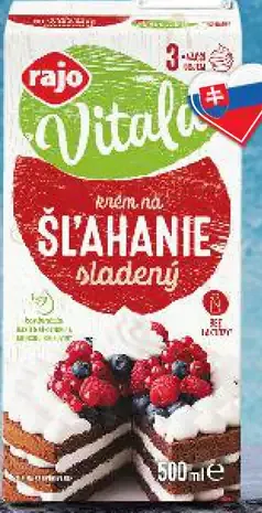 Rajo Trvanlivý krém na šľahanie