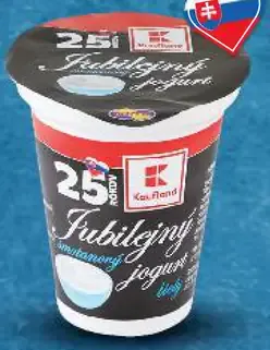 Jubiliený biely smotanový jogurt