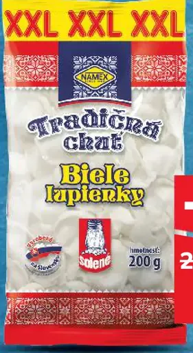 Tradičná chuť Biele lupienky solené