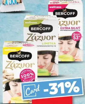 Bercovf Zázvor extra silný Limetka čaj