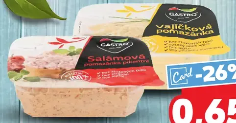 Gastro Salámová pomazánka pikantná