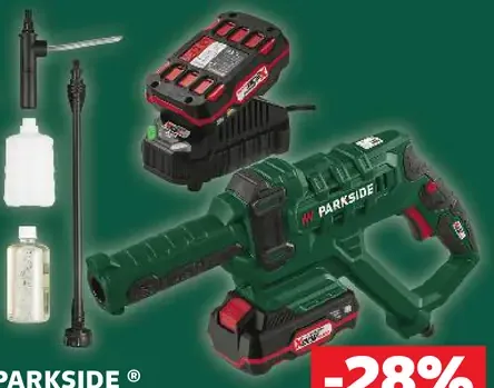 Parkside Aku vysokotlakový čistič