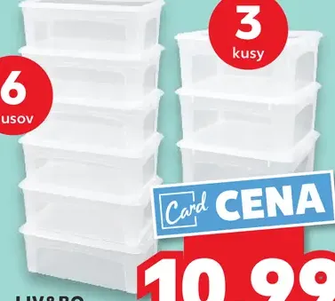 Liv&Bo Súprava boxov šiestich