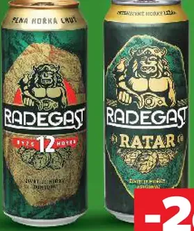 Radegast svetlý ležiak plechovka