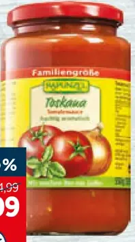Rapunzel Bio Toskana Omáčka na cestoviny