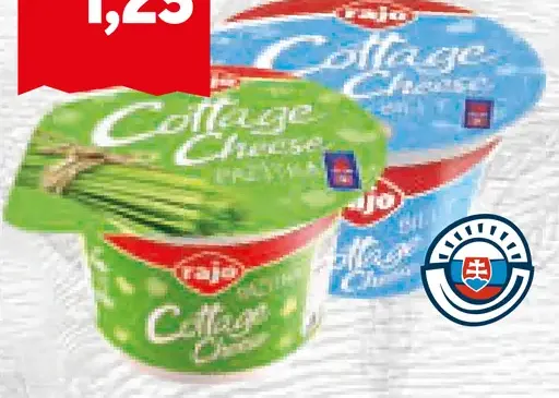 Rajo Cottage Cheese biely, pažítka