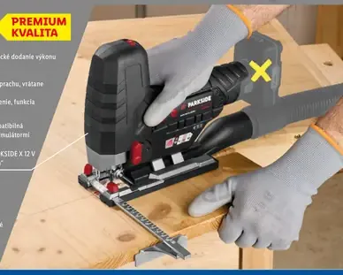 Parkside Performance Aku priamočiara píla