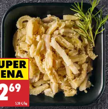 Hovädzie držky rezané varené