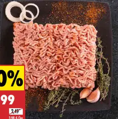 Mleté bravčové mäso 30 % tuku