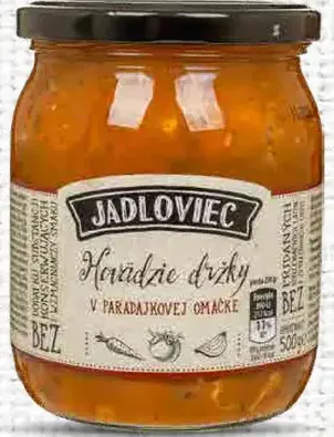 Jadloviec Držky v paradajkovej omáčke