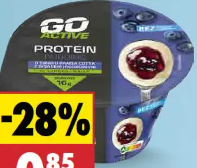 Go Active Puding Protein rôzne druhy