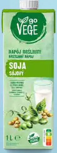 Go Vege Rastlinný nápoj sójový rôzne druhy
