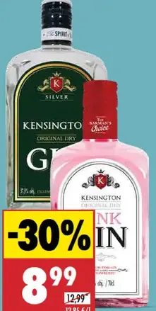 Gin Dry Pink/Silver Kensington 37,5 %