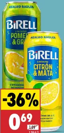 Birell Radler rôzne druhy