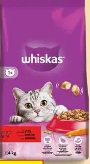 Whiskas granuly hovädzie