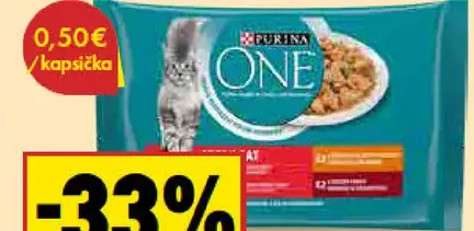 Purina One kapsičky kuracie/hovädzie