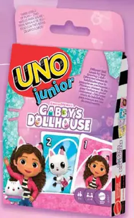 UNO Junior Gabby's Dollhouse kartová hra