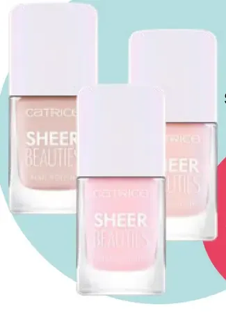 Catrice lak na nechty Sheer Beauties