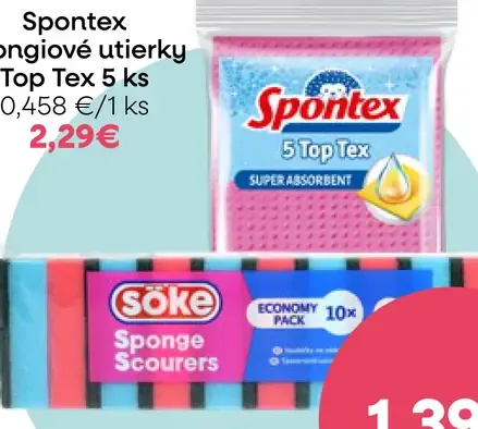Spontex špongie uterky TopTex