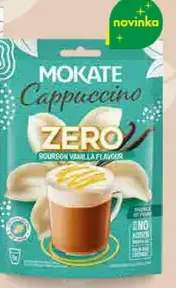 Mokate Cappuccino Zero čokoláda karamel/Bourbon vanilka