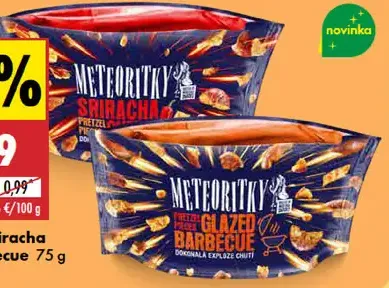 Meteorítky Sriracha Cheese/Barbecue