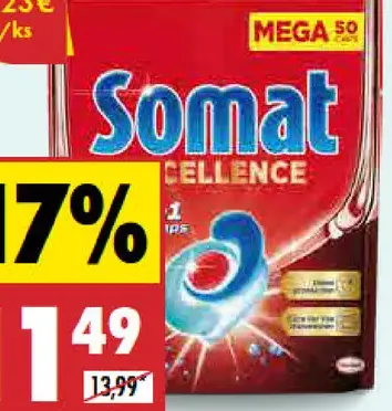 Somat Kapsuly do umývačky Excellence
