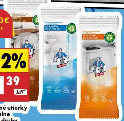 Mr. Magic Vlhčené utierky špeciálne rôzne druhy