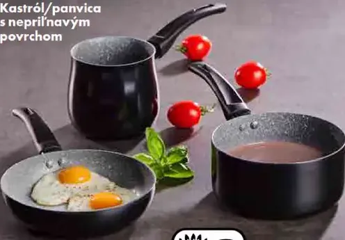 Smukee Kastról/panvica s nepriľnavým povrchom
