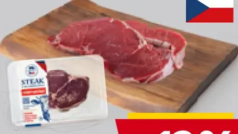 Hovädzí steak - vysoká roštenka Kostelecké uzeniny