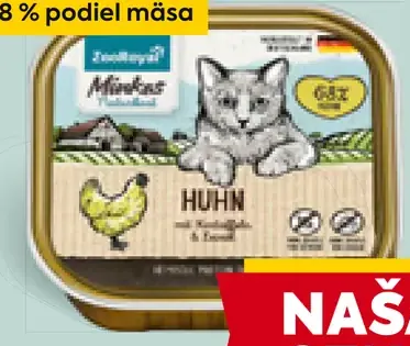 Minka's Adult paštéta pre mačky s kuracinou a zemiakmi