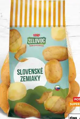 Zelovoc Zemiaky neskoré žlté prané