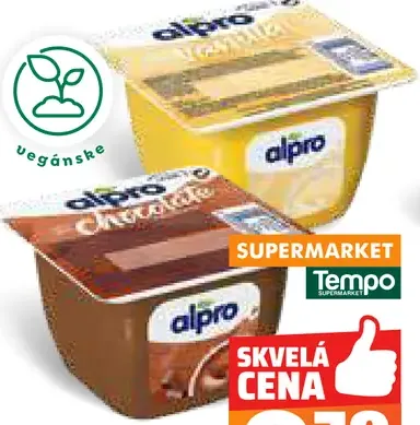 Alpro sójový dezert 2 druhy