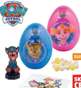 Labková Patroľa Eggs s cukríkmi