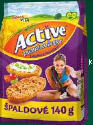 Active krehké špaldové rožteky