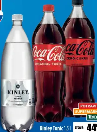 Coca-Cola, Kinley Tonic, Coca-Cola Zero