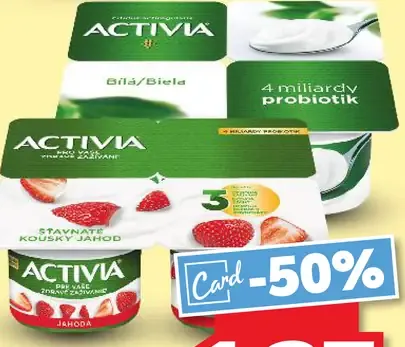Activia Jogurt rôzne druhy