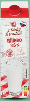 Kaufland Čerstvé mlieko