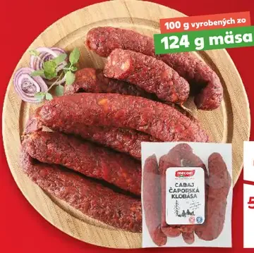 CBA Čabaj čaporská klobása